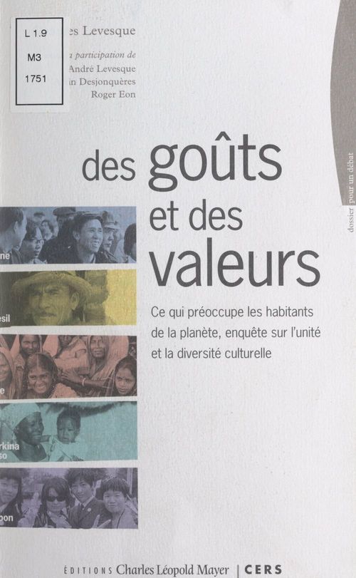 ebook cover of Des goûts et des valeurs, by Georges Levesque
