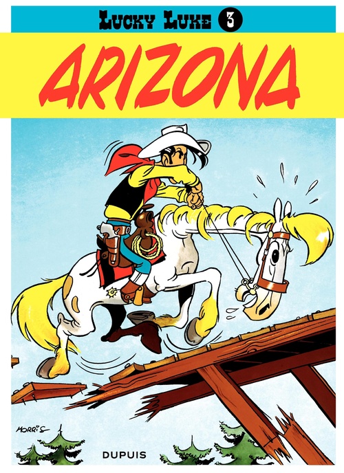Couverture ebook de Lucky Luke - Tome 3 - Arizona, de René Goscinny, Morris