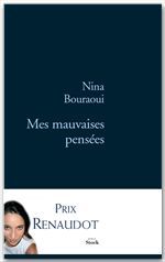 ebook cover of Mes mauvaises pensées, by Nina Bouraoui
