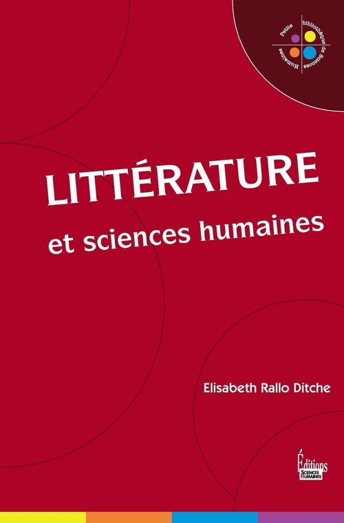 ebook cover of Littérature et sciences Humaines, by Elisabeth Rallo-ditche