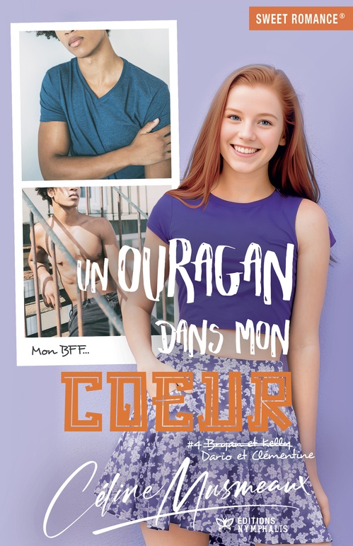 ebook cover of Un ouragan dans mon coeur, by Céline Musmeaux
