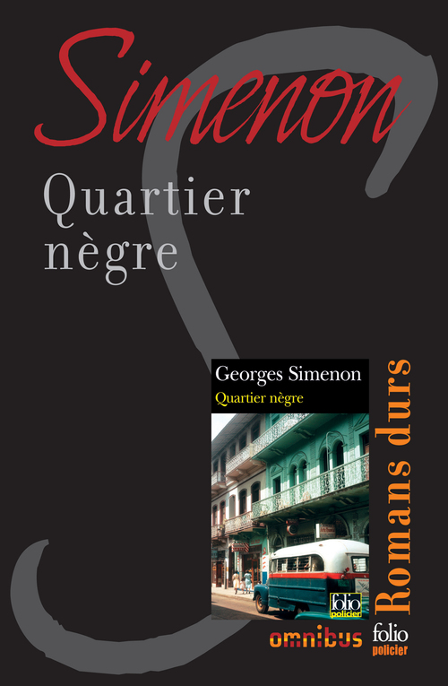 ebook cover of Quartier nègre, by Georges Simenon