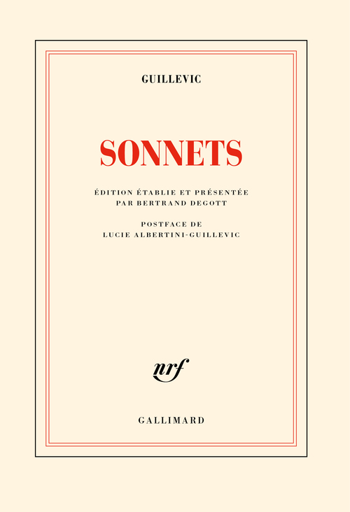 Couverture ebook de Sonnets, de Eugène Guillevic