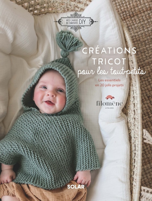 Couverture ebook de Créations tricot pour les tout-petits, de Margaux Cambier