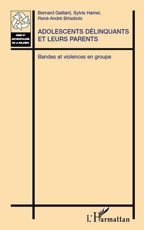 Couverture ebook de Adolescents délinquants et leurs parents, de Collectif