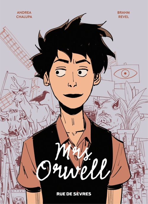 Couverture ebook de Mrs orwell, de Andrea Chalupa