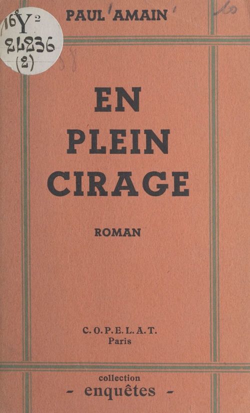 Couverture ebook de En plein cirage, de Paul Amain