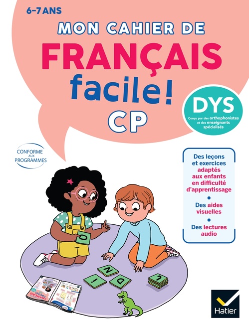 ebook cover of Mon cahier de Français facile DYS ! CP - 6/7 ans, by Evelyne Barge, Marie-Hélène Van Tilbeurgh