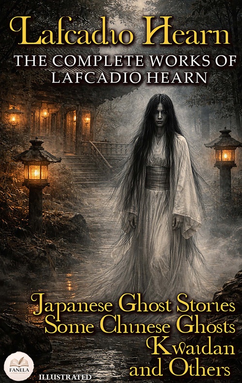 ebook cover of The Complete Works of Lafcadio Hearn. Illustrated, by Lafcadio Hearn