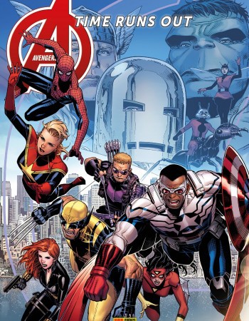 Couverture ebook de Avengers Time Runs Out (2013) T04, de Jonathan Hickman, Mike Deodato, Kev Walker, Stefano Caselli