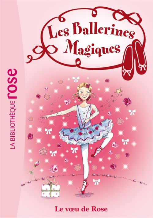 Couverture ebook de Les Ballerines Magiques 12 - Le voeu de Rose, de Darcey Bussel