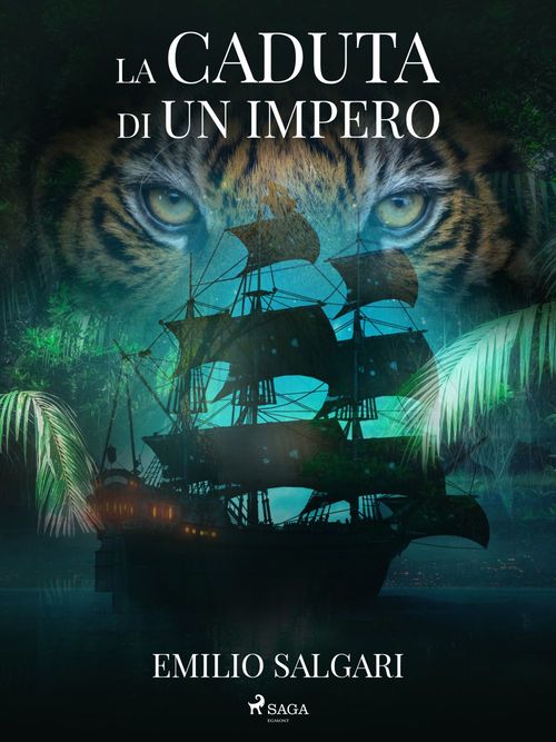 ebook cover of La caduta di un impero, by Emilio Salgari