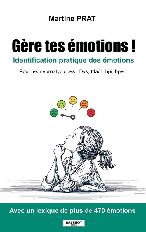 ebook cover of Gère tes émotions ! Identification pratique des émotions pour DYS, TDA/H, HPI, HPE..., by Martine Prat