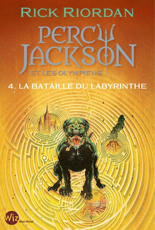 Couverture ebook de Percy Jackson et les Olympiens - tome 4 - La Bataille du labyrinthe, de Rick Riordan