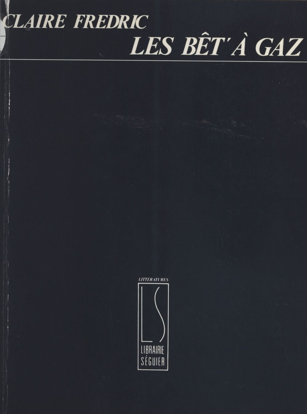 ebook cover of Les bêt' à gaz, by Claire Fredric