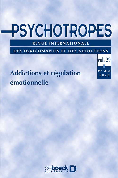 Couverture ebook de Psychotropes vol. 29 - 2023/2, de Collectif