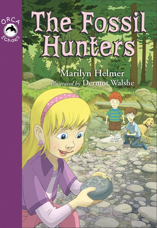 ebook cover of The Fossil Hunters, by Marilyn Helmer