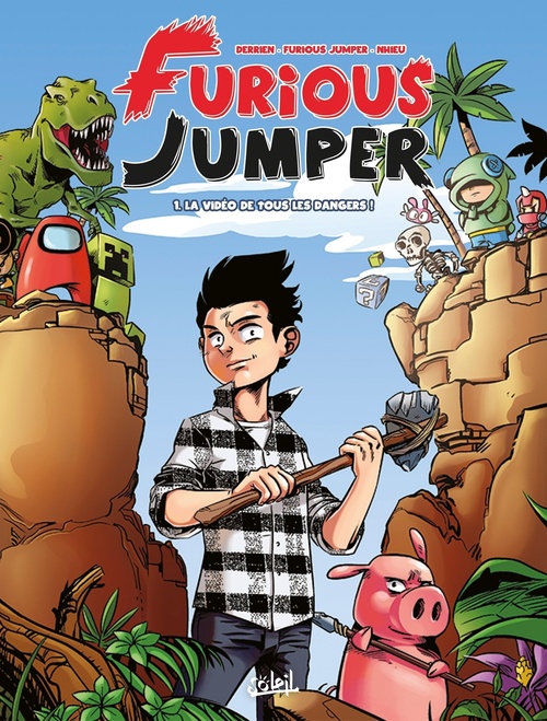 Couverture ebook de Furious Jumper T01 - La Vidéo de tous les dangers, de Furious Jumper
