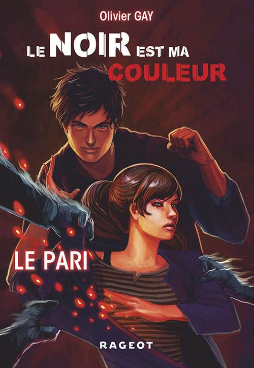 Couverture ebook de Le noir est ma couleur - Le pari, de Olivier Gay
