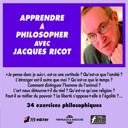 audiobook cover of Apprendre à philosopher, by Jacques Ricot