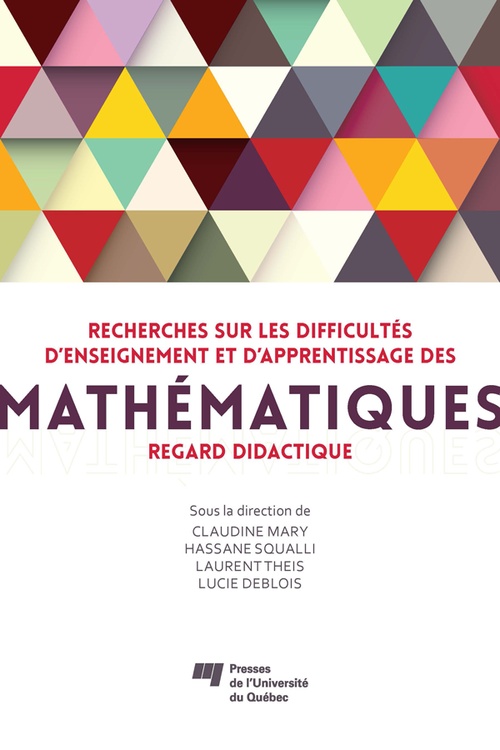 ebook cover of Recherches sur les difficultés d'enseignement et d'apprentissage des mathématiques, by Mary, Squalli, Th