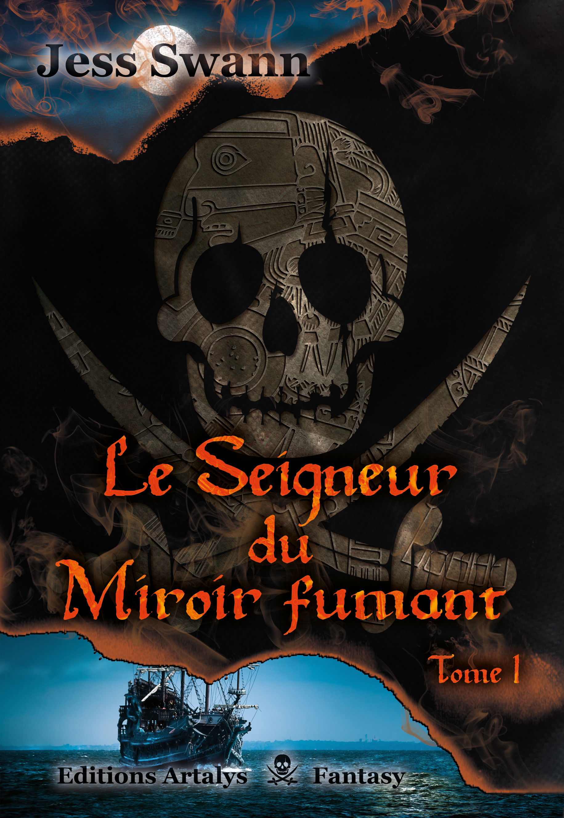 Couverture ebook de Le Seigneur du Miroir fumant, de Jess Swann