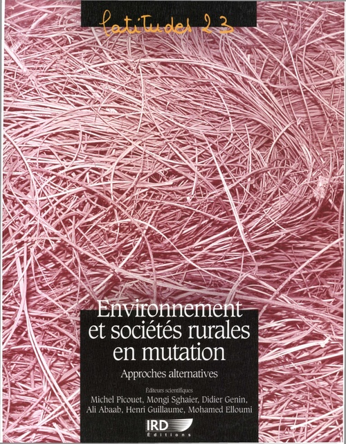 Couverture ebook de Environnement et sociétés rurales en mutation, de Picouet/Sghaier