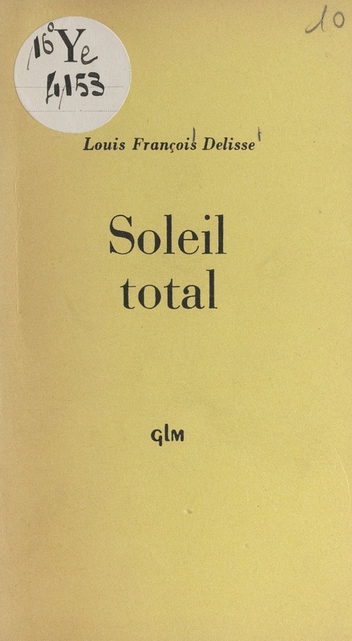 ebook cover of Soleil total, by Louis-françois Delisse