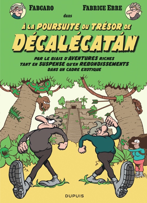 ebook cover of À la poursuite du trésor de Décalécatán, by Fabcaro