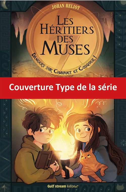 Couverture ebook de Les Héritiers des Muses - Mission Champollion !, de Johan Heliot