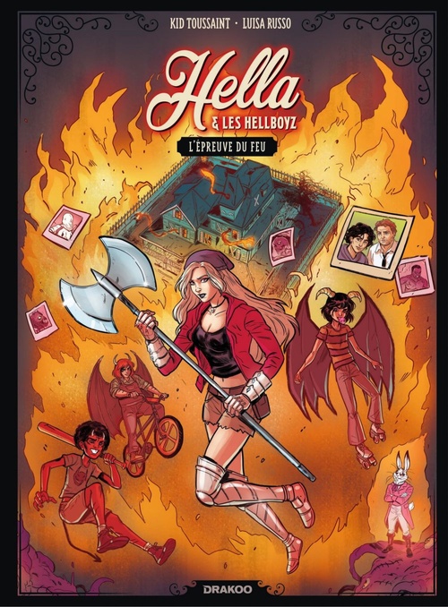 Couverture ebook de Hella et les Hellboyz - L'épreuve du feu - volume 02, de Kid Toussaint