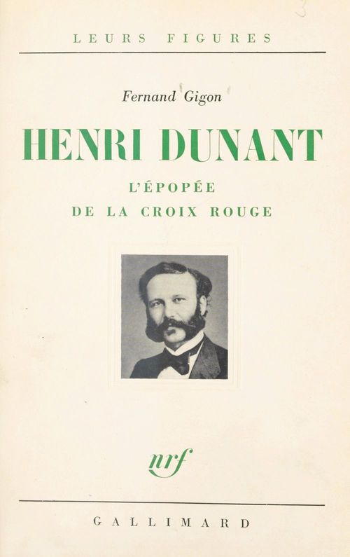 ebook cover of Henri Dunant, by Fernand Gigon