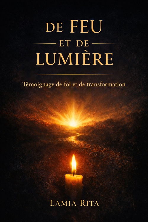 Couverture ebook de De feu et de lumière, de Lamia Id Brahim