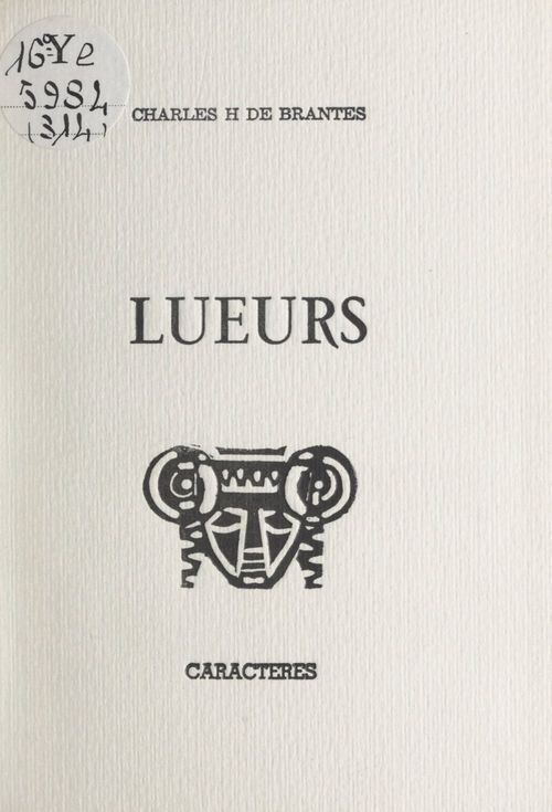 Couverture ebook de Lueurs, de Charles-Hubert De Brantes