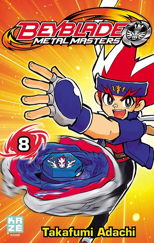 Couverture ebook de Beyblade Metal Masters T08, de Takafumi Adachi