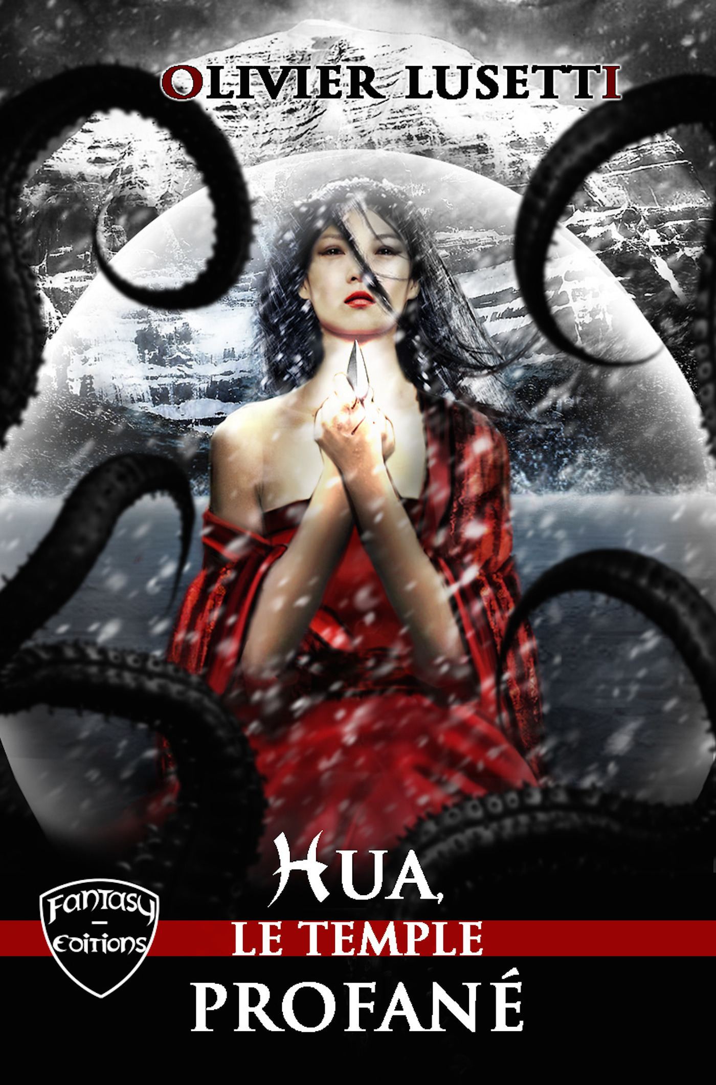 Couverture ebook de Hua, le temple profané., de Olivier Lusetti