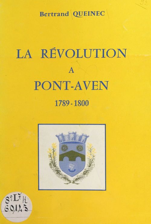 ebook cover of La Révolution à Pont-Aven, 1789-1800, by Bertrand Queinec