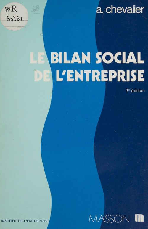 Couverture ebook de Le Bilan social de l'entreprise, de Xavier Chevalier