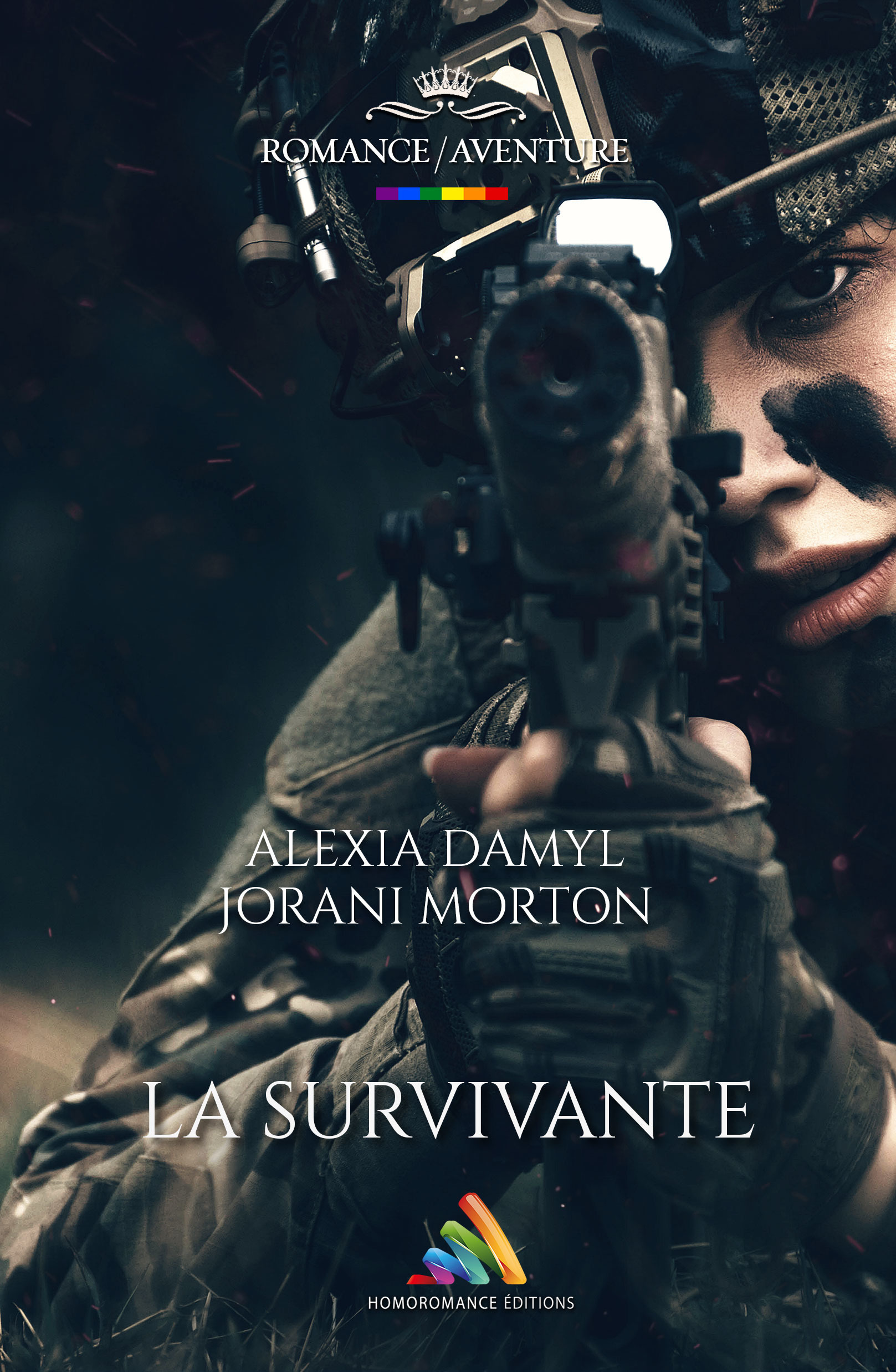 Couverture ebook de La survivante | Roman lesbien, livre lesbien, de Alexia Damyl, Jorani Morton