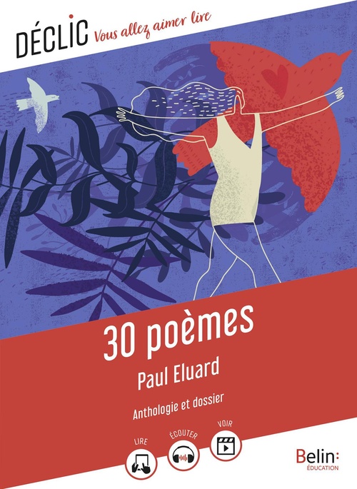Couverture ebook de 30 poèmes de Paul Éluard, de Paul Eluard