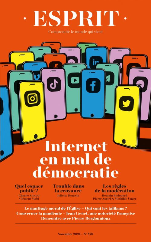 ebook cover of Esprit - Internet en mal de démocratie, by Esprit