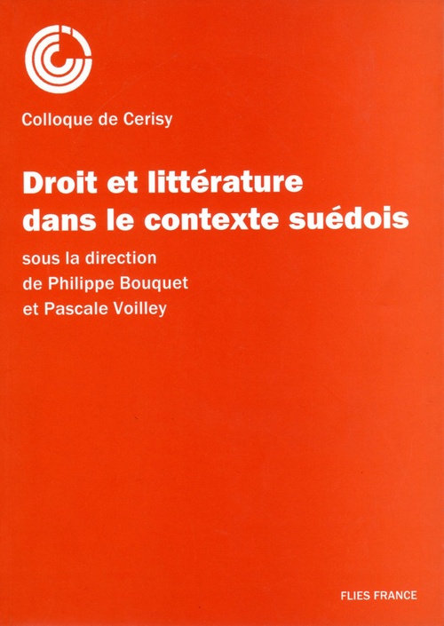 Couverture ebook de Droit et littérature dans le contexte suédois, de Bouquet Philippe