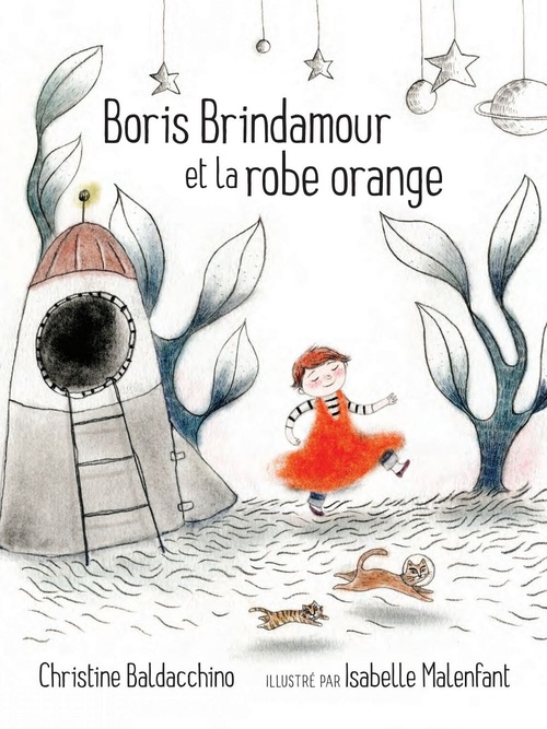 ebook cover of Boris Brindamour et la robe orange, by Baldacchino Christin