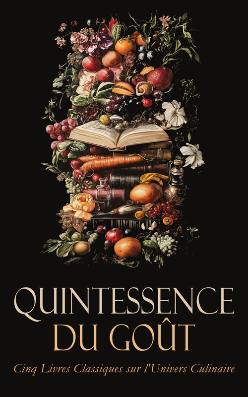 ebook cover of Quintessence du Goût : Cinq Livres Classiques sur l'Univers Culinaire, by Nicolas Appert, Taillevent, Brillat-Savarin, Denis Papin, Martin Stanislas