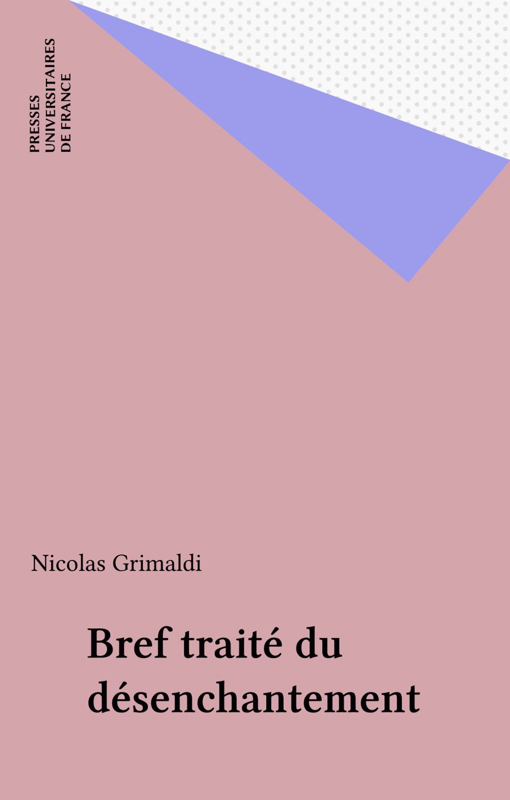 ebook cover of Bref traité du désenchantement, by Nicolas Grimaldi