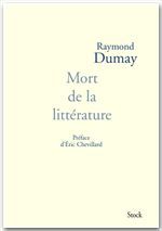 ebook cover of Mort de la littérature, by Dumay-R