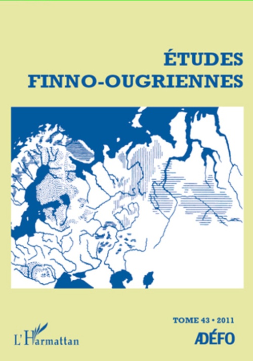 Couverture ebook de Etudes finno-ougriennes, de Revue Etudes Finno-Ougriennes