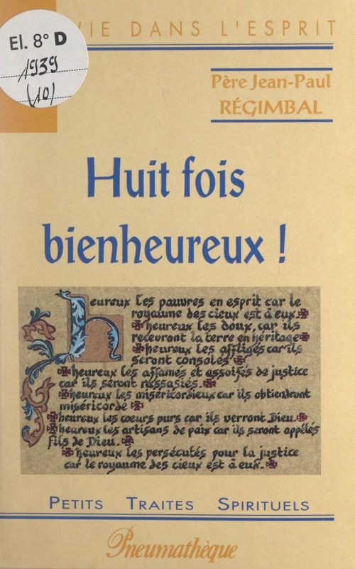 ebook cover of Huit fois bienheureux !, by Jean-Paul Regimbal