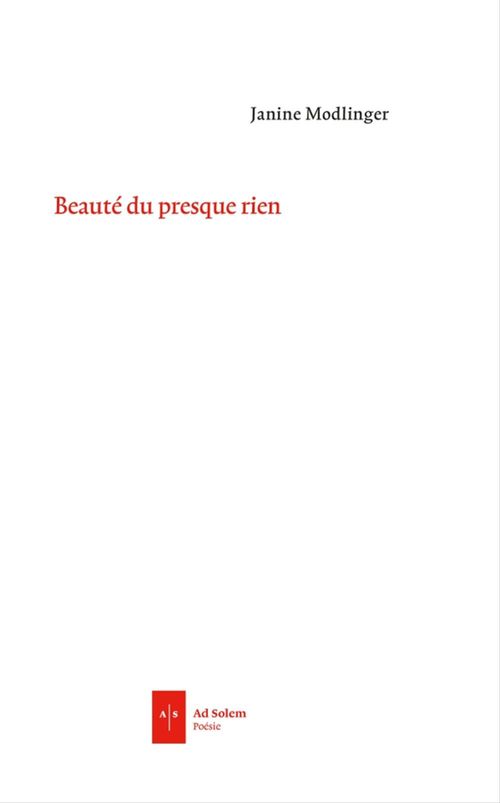 Couverture ebook de Beauté du presque rien, de Janine Modlinger