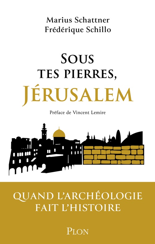 ebook cover of Sous tes pierres, Jérusalem, by Marius Schattner, Frédérique Schillo
